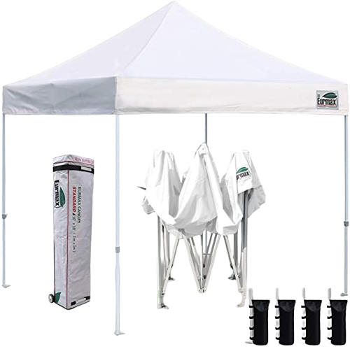  1. Eurmax USA 10'x10' Ez Pop Up Canopy Tent