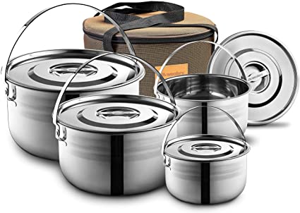 7. Camping Cookware Set