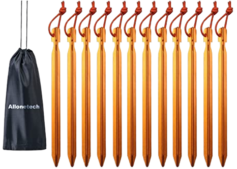 8. 12 Pack Tent Stakes