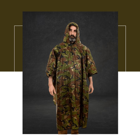 5. Arcturus Lightweight Ripstop Nylon Rain Poncho