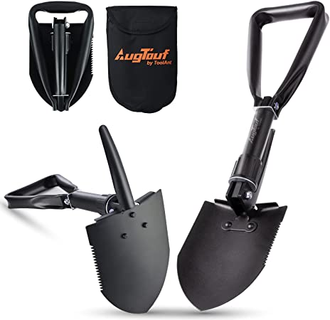 7. AugTouf Military Folding Camping Shovel