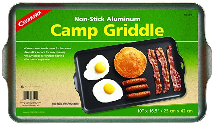 4. Coghlan's Two Burner Non-Stick Camp Griddle