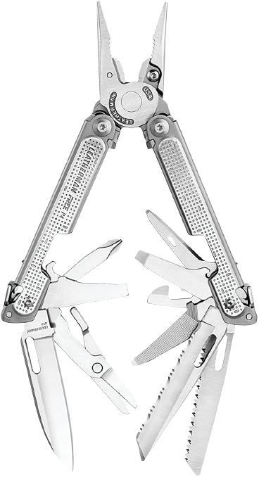 6. LEATHERMAN, FREE P4 Multitool 