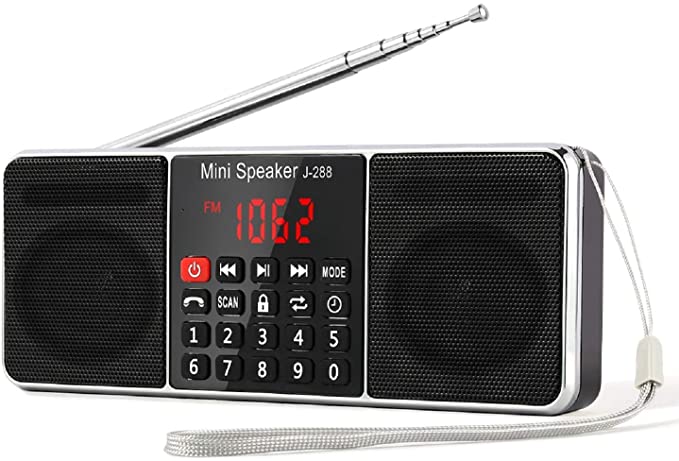 7. PRUNUS J-288 Portable Radio AM FM Radio