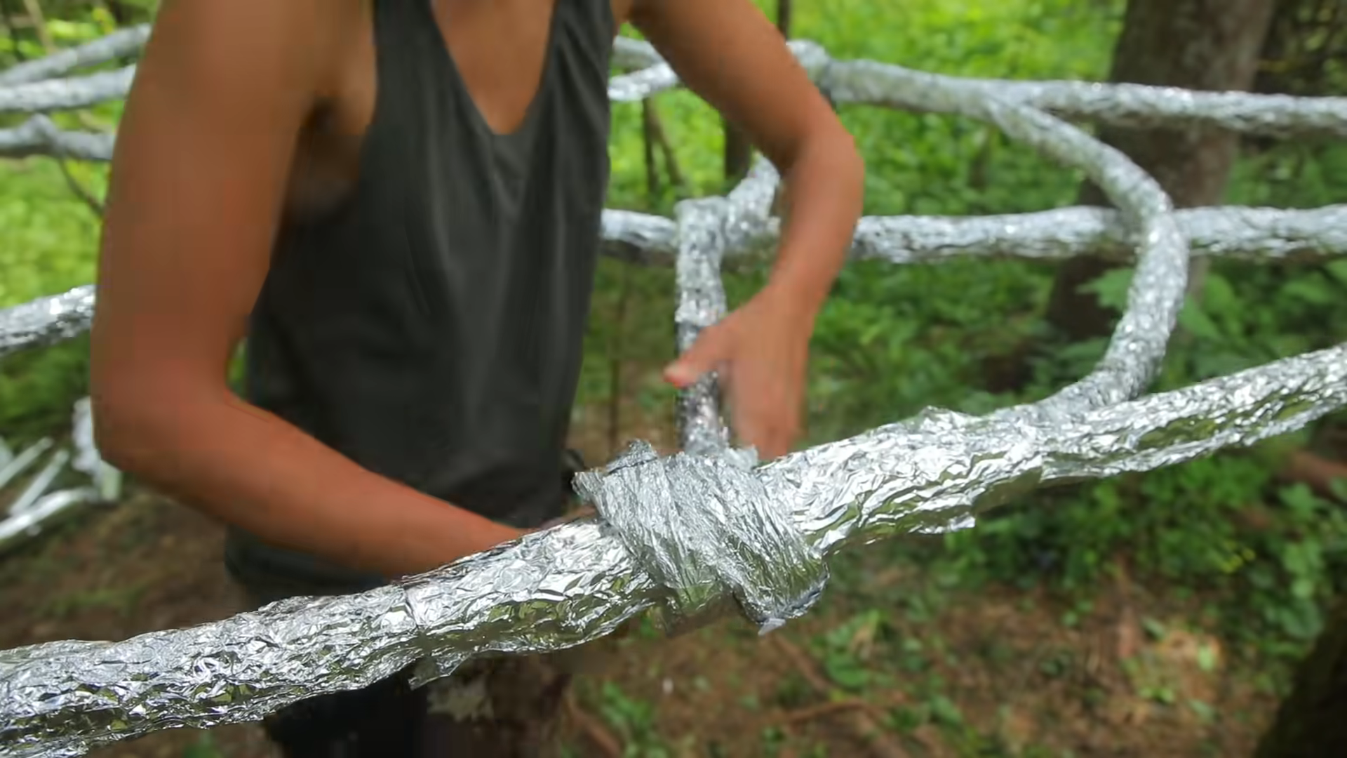 Foil Tent Frame